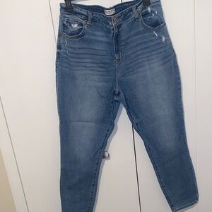 Abercrombie & Fitch High Rise Blue Jeans